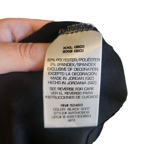 Athletic Works black sleeveless workout top, size XXL - Picture 4 of 5